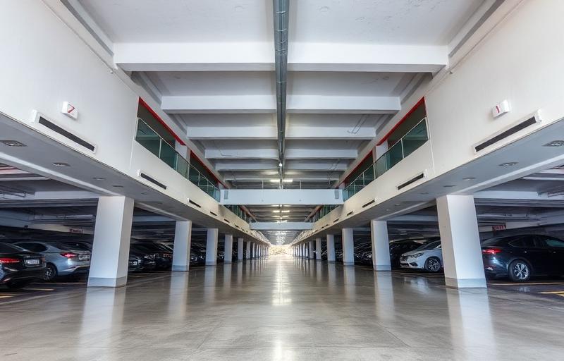 Commercial parking garage