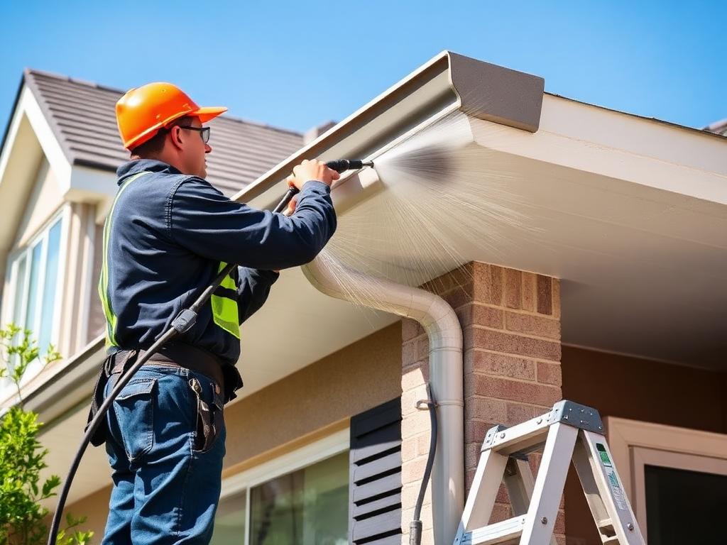 Gutter cleaning service